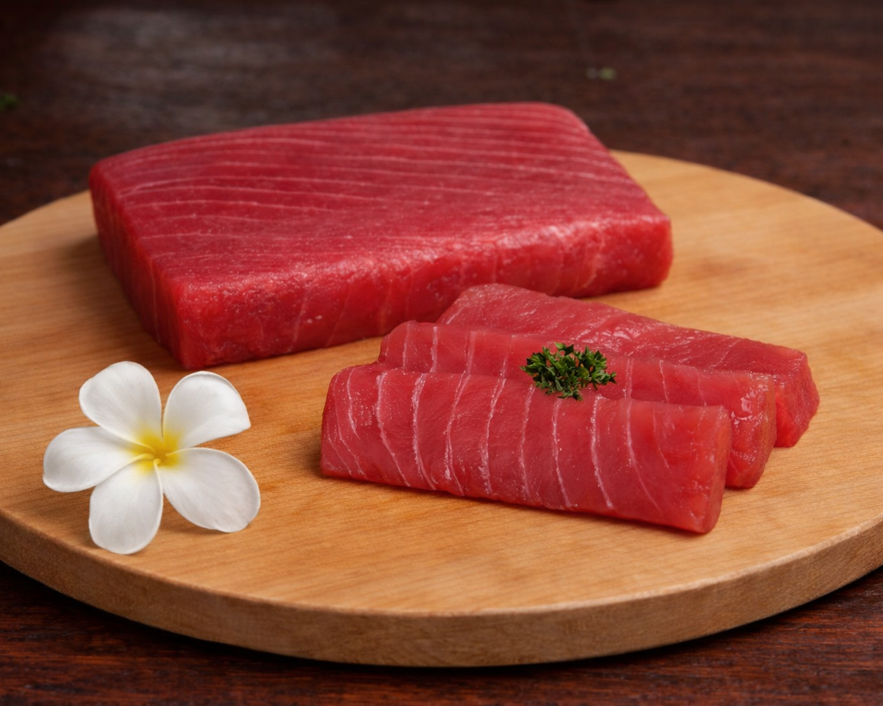 Frozen Tuna Saku (Yellowfin) from Indonesia